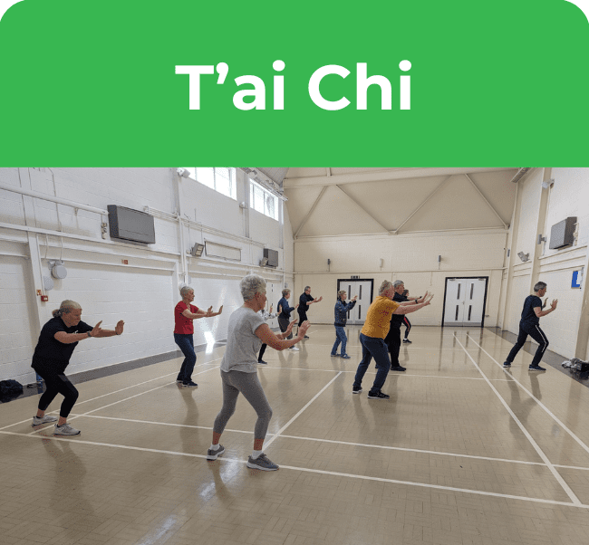 T'ai Chi class for over 50's
